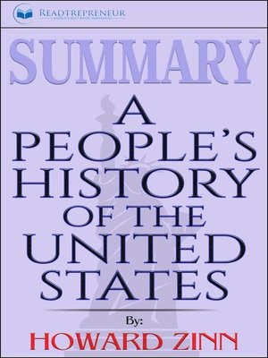 cover image of Summary of a People's History of the United States by Howard Zinn
